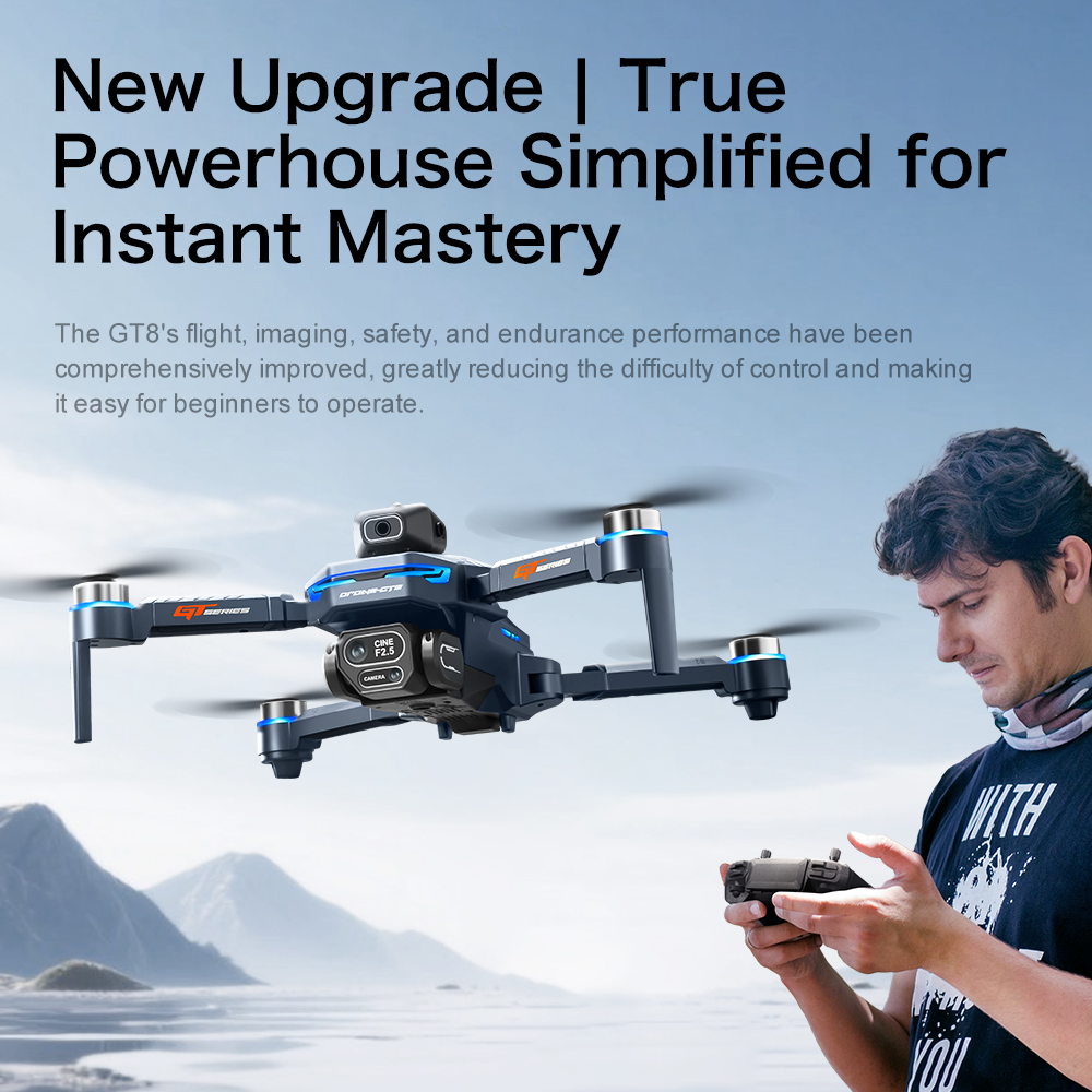 Drone Original GT8 8K Profissi - Jjrc Drone X12 avaliação e preço